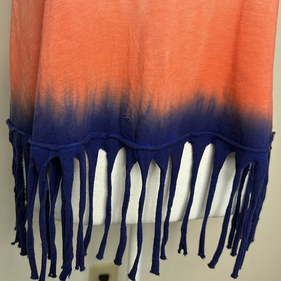 Xhilaration Fringe Hem Ombre Tank Top. Size Small. Festival. Preloved - Picture 2 of 5
